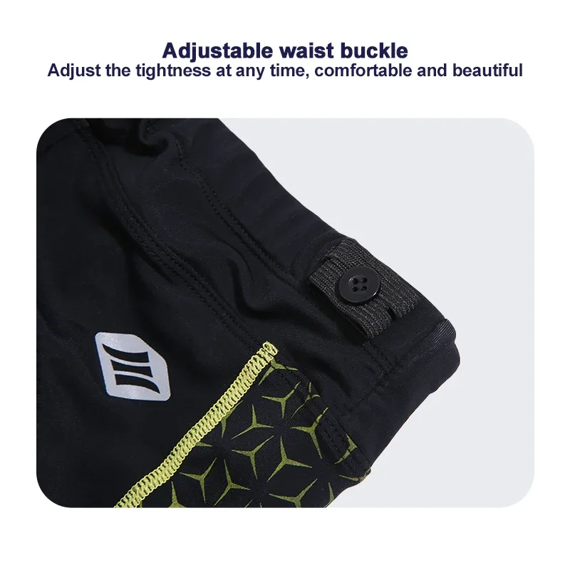 Kids Cycling Shorts Elastic Quick Dry Bicycle Clothing with Cushion for Children Absorb Sweat Bicycle Pants for Boy Girl