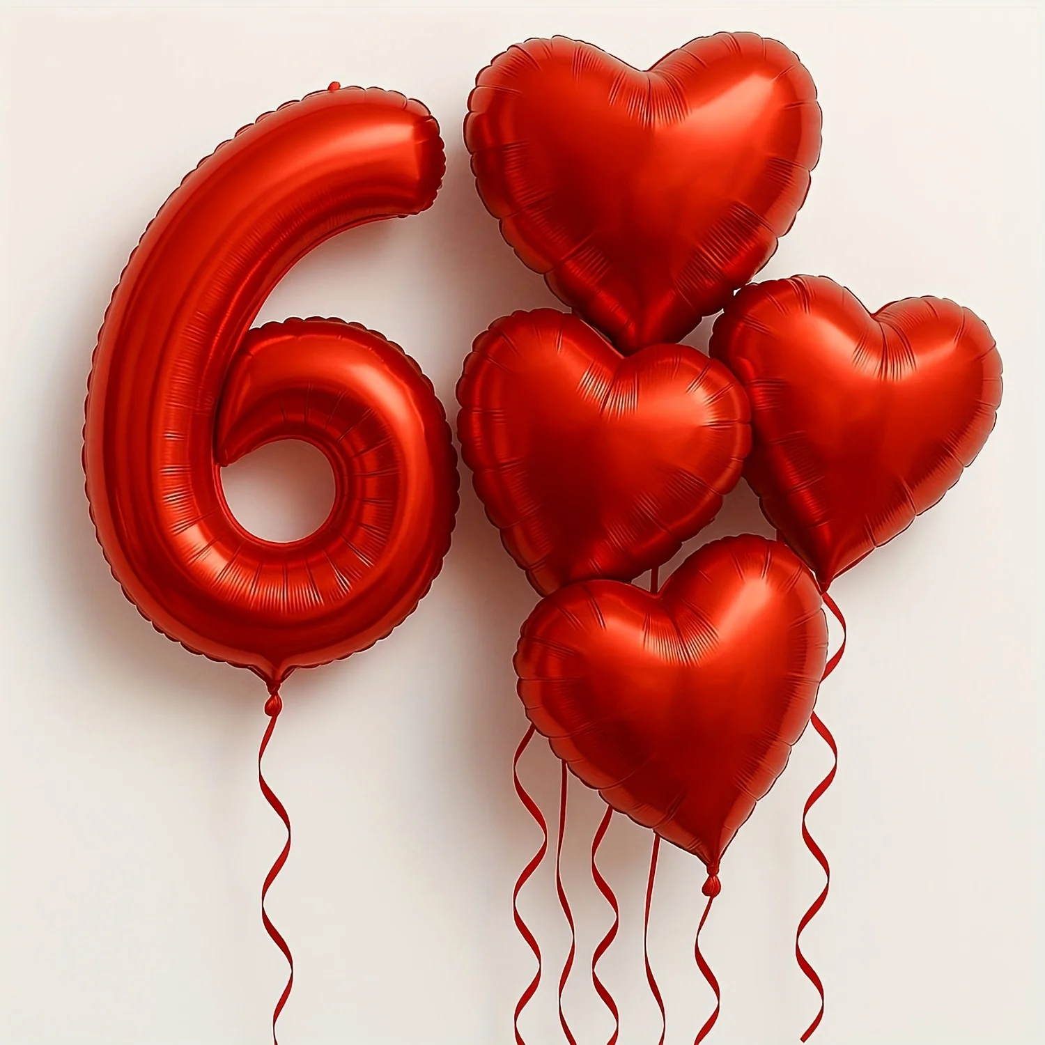 1Set 32 zoll Rot Folie Digital Ballon Set 18 zoll Liebe Herz Ballon Valentinstag Geburtstag Hochzeitstag party Geschenke