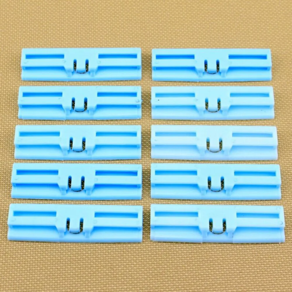 10pcs Car Windshield Moulding Clips Nylon Clamps 75545-53011 For Lexus GX460 IS-F/250/350 Interior Accessories