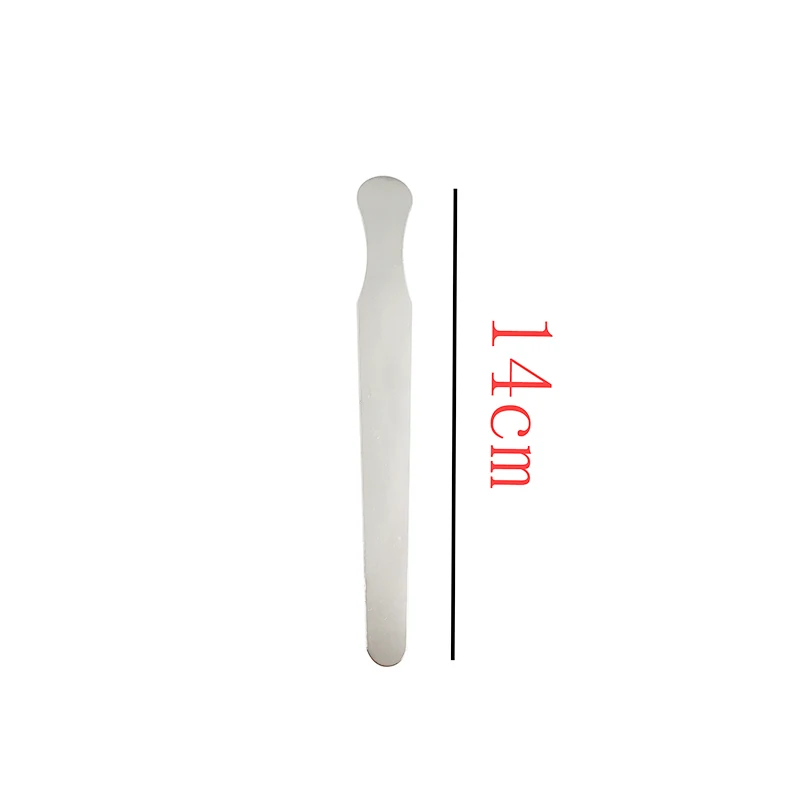 Decodificador de lengua de acero inoxidable, 10 piezas, para entrenamiento muscular, 14/16/18Cm