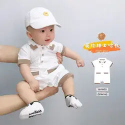 Baby Rompers Boys Girls Newborn 0 to 3 6 9 12 18 Months Cartoon   Jumpsuit Cotton Short-sleeve Infant Onesie Summer Fall Clothes