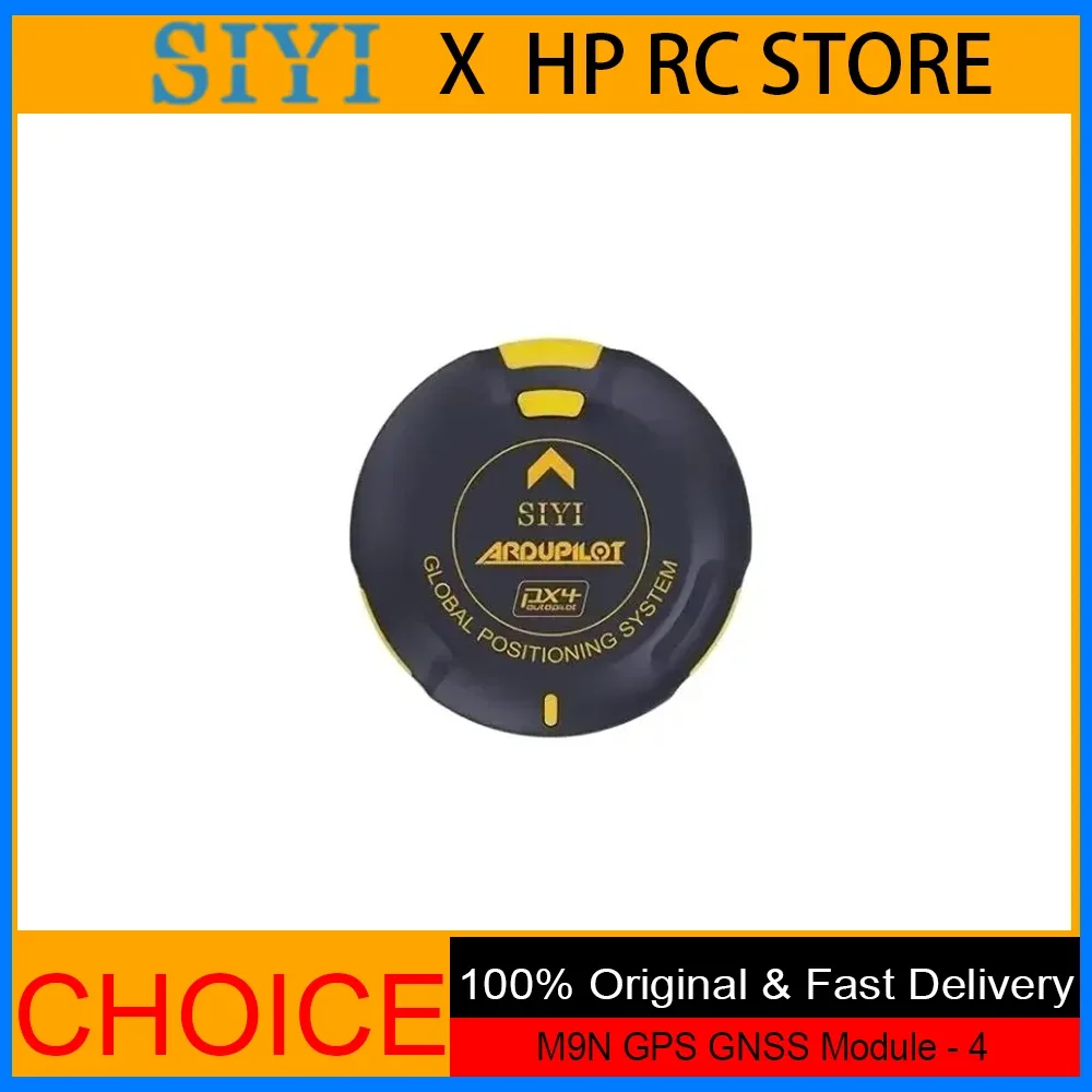 

SIYI M9N GPS GNSS Module - 4-Satellite High Gain Antenna, Safety Switch, RGB Indicator for Drones, CE/FCC Certified