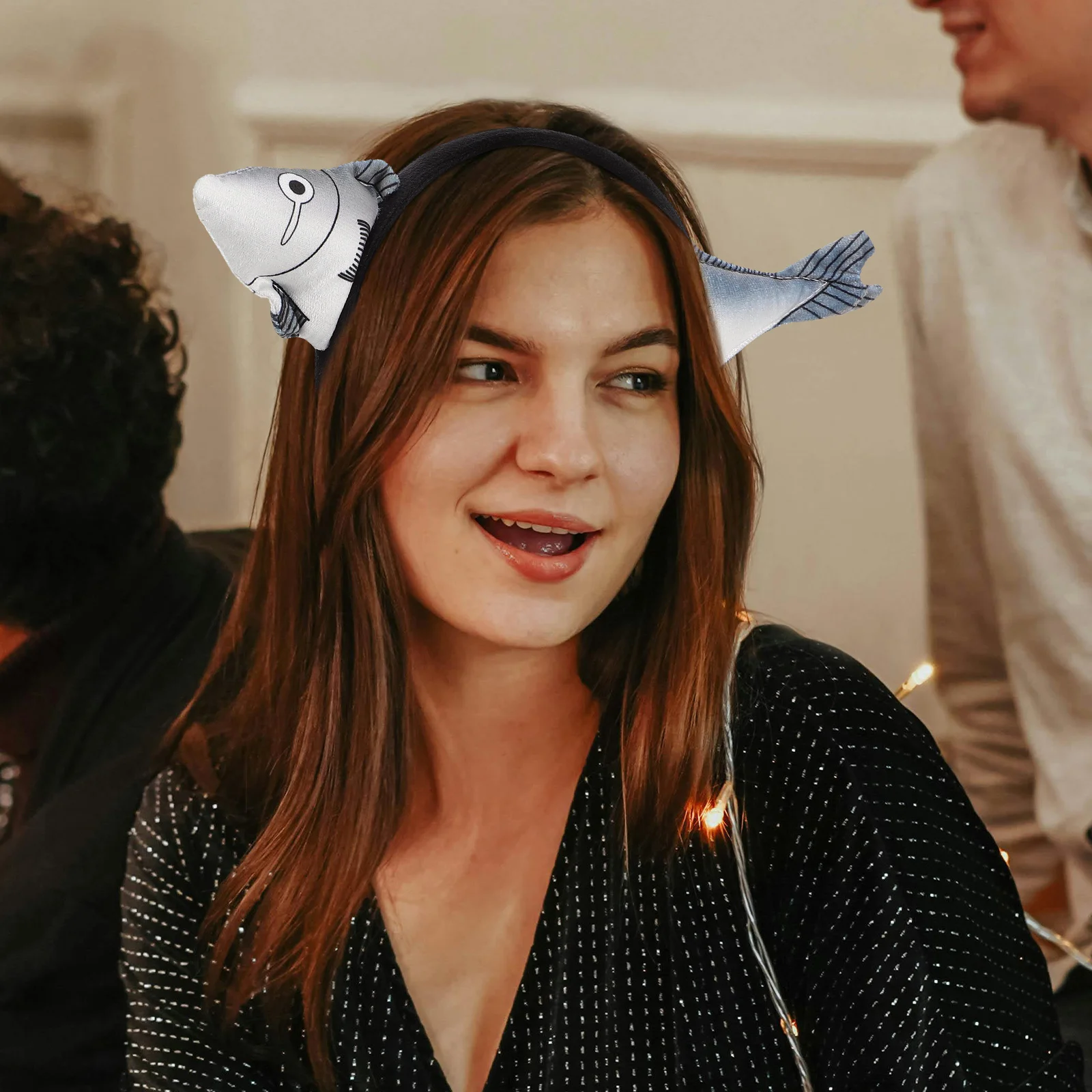 

2pcs Fish Headband Marine Life Sea Animal Costume Party Hairband For Halloween Dress Up Cute Photo Props Hair