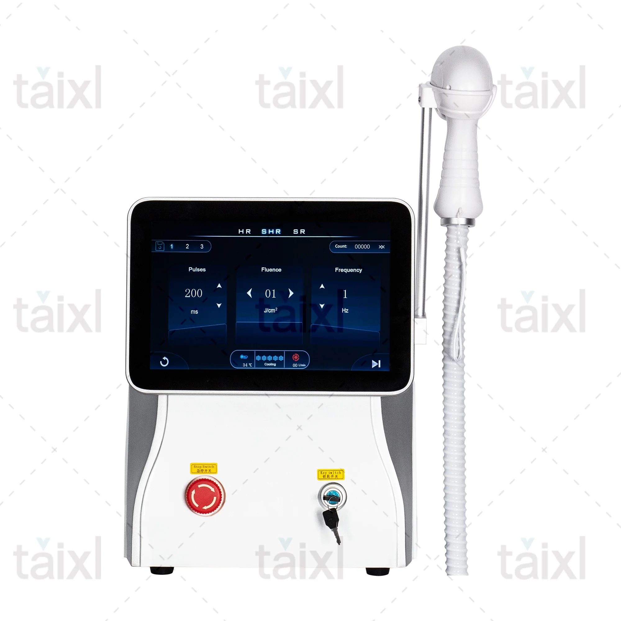 Popular 3500W Freezing Point 808nm Diode Laser Hair Removal Machine Permanent Painless Epilator 2025