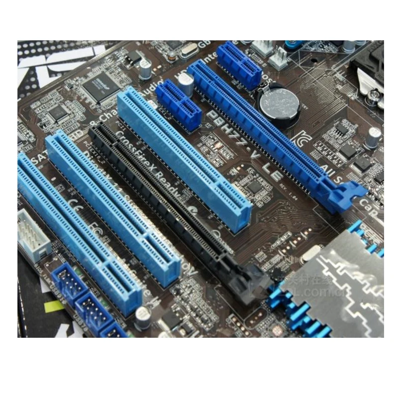 オリジナルのデスクトップマザーボード,Intel,h77,P8H77-V le,lga 1155,ddr3,32gb,usb 2.0,sata2