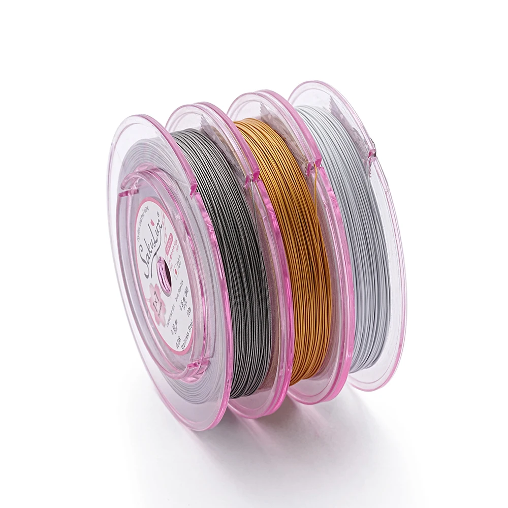 

10m/Roll 0.3mm Strong Steel Wire Beading Line Beading Cord String Craft Sculpting Wire for DIY Jewelry Findings Making Supplies