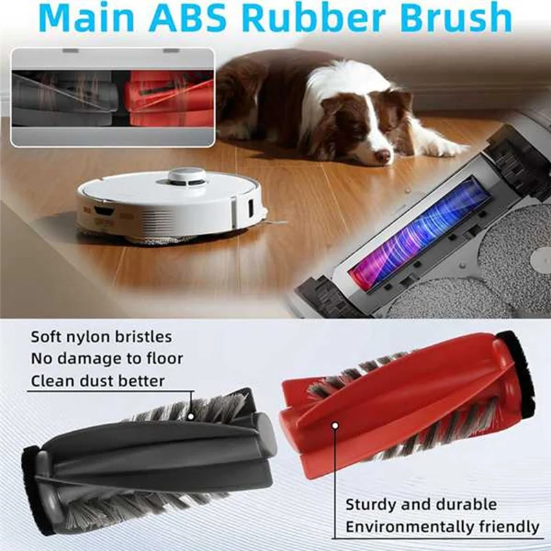 ABNP 24 قطعة فرشاة تصفية ممسحة القماش وحقيبة الغبار مجموعة فراغ الملحقات استبدال أجزاء فراغ الملحقات استبدال أجزاء #4