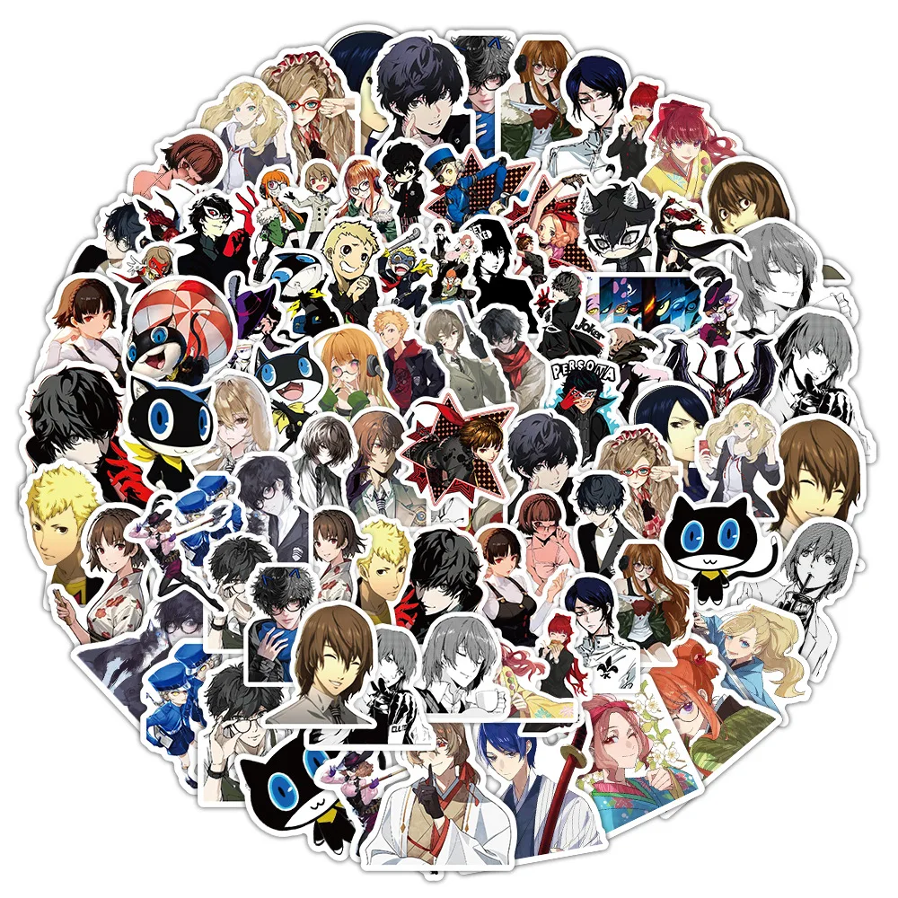 50/100 قطعة ملصقات شخصية لعبة دور الكرتون مقاوم للماء الكتابة على الجدران الديكور DIY بها بنفسك دفتر حقيبة كوب ماء الدراجة الغيتار لعبة أطفال #3