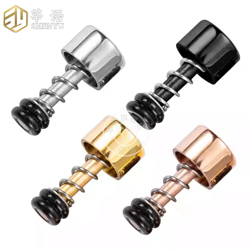 GW-B5600 GA2100 زر الساعة لساعة كاسيو G-SHOCK DW-5600 GA-2100 GW-B5600 من الفولاذ المقاوم للصدأ زر جانبي مخصص أسود فضي