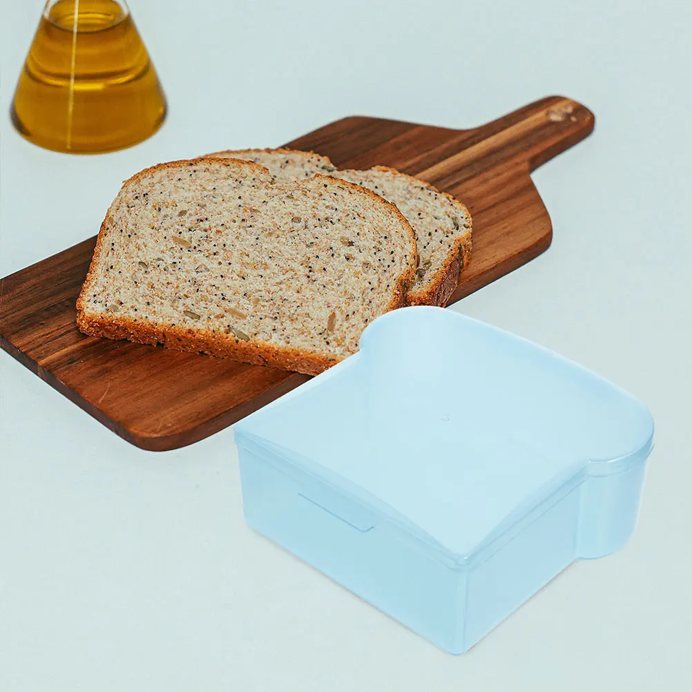 

4pcs Containers Reusable Plastic Food Storage Boxes Leak-Proof With Lids For Lunch Snacks Sub Sandwich Container Sealable