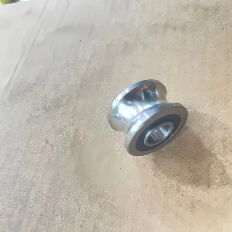 U22 bearing pulley  5Pcs 8x22.5x13.5mm  U-groove groove roller with 12mm diameter track wheel double row ball rollin