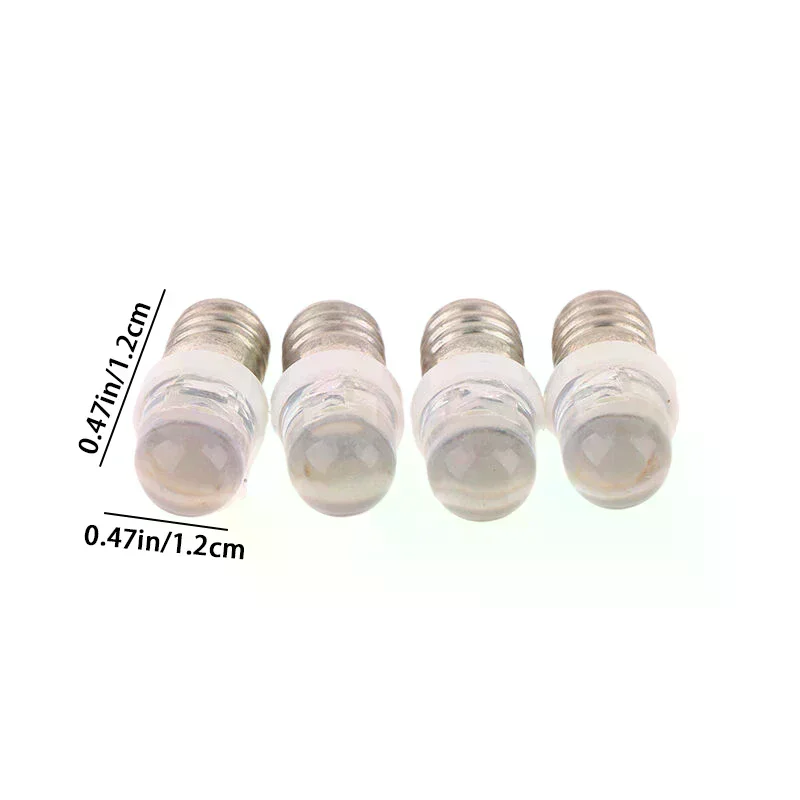 5 قطعة E10 Led لمبة E10 تيار مستمر 3 فولت 6 فولت 12 فولت 24 فولت أداة لمبة E10 مؤشر لمبة الطراز القديم مصباح يدوي الشعلة لتقوم بها بنفسك العمل ضوء صغير #6