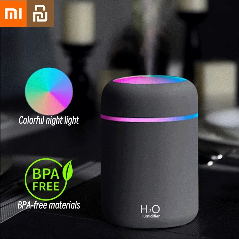 

Xiaomi Youpin Air Humidifier Portable Mini USB Aroma Diffuser With Cool Mist For Bedroom Home Car Plants 300ml USB Purifier New