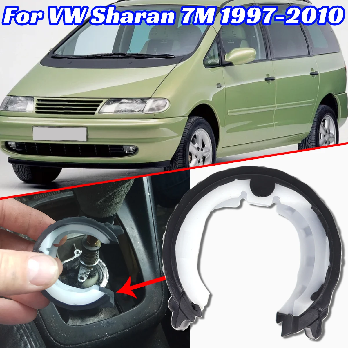 

For VW Sharan 7M 1997-2010 Gear Shift Knob Lever Axle Bush Tie Rod Bearing Shell Pad Rod Damping Linkage Pivot Bushing Kit Car