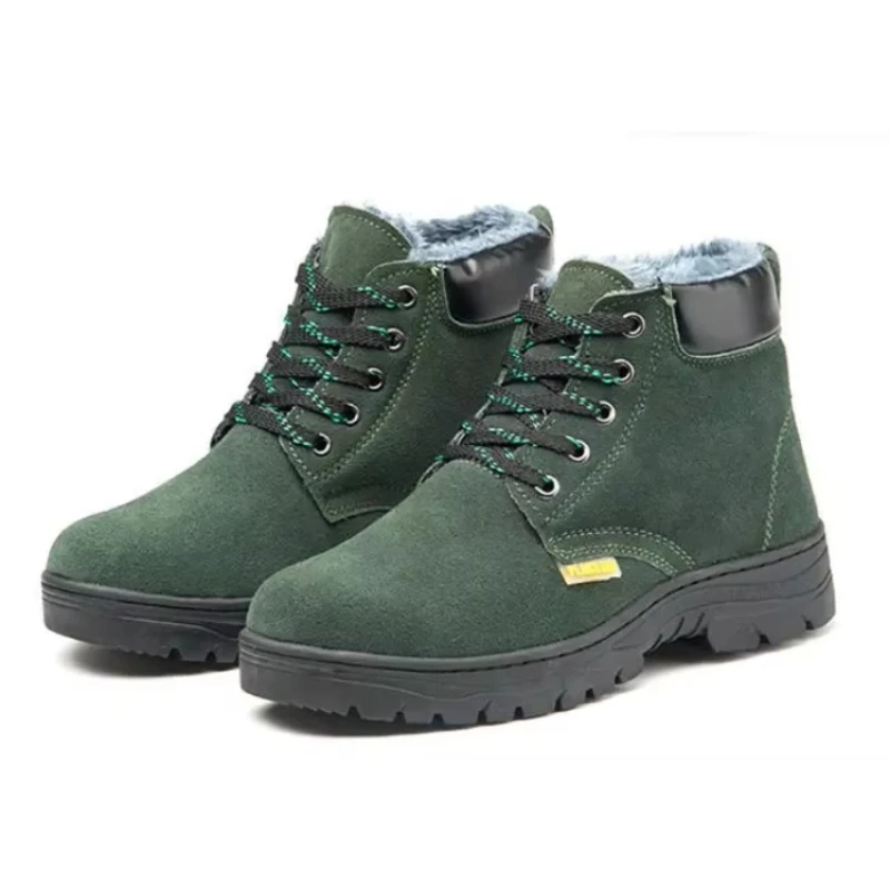 Warm Work Boots for Men Industrial Safety Winter Platform Man Shoes Designer Offer Offers New Casual Cheap Vintage Y2k Retro