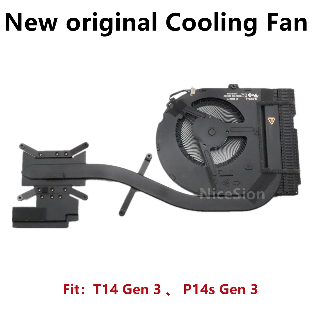 Lenovo-thinkpad Cpu Cooling Fan Dissipador de Calor Original Versão Intel Gráficos Integrados T14 P14s Gen3 P43s Novo