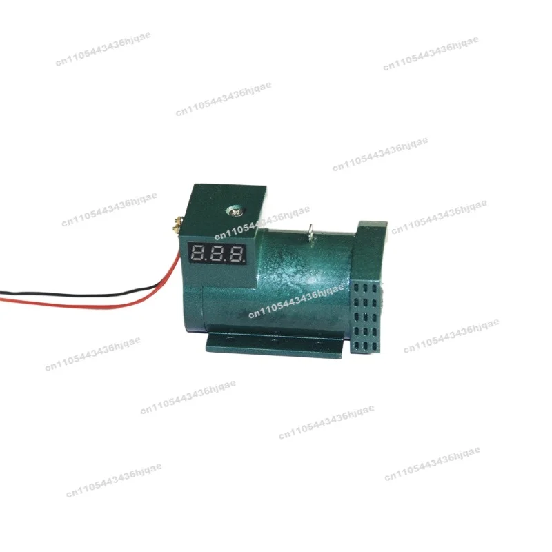 DYI Generator Miniature Retro Simulation Methanol Engine Engine Low Pressure Generator 12v Pulley Connecting Shaft