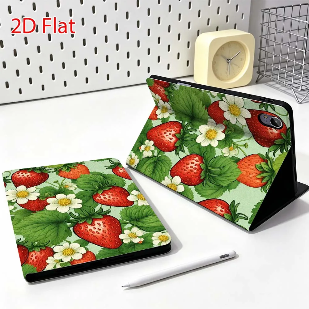 Beautiful Strawberry Fruit Popular For Huawei MediaPad MatePad Honor Pro V6 9 V8 X9 12 X 13.3 SE 11 11.5 Inch Tablet Case
