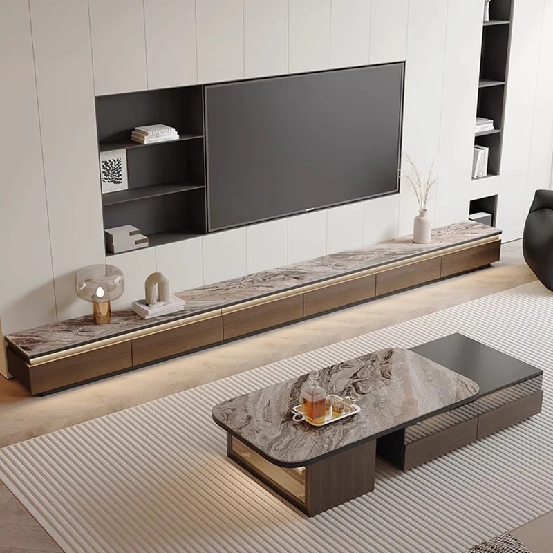 

Living Room Nordic Coffee Table Shelf TV Stands Mobile Display Drawers Tv Table Designer Storage Muebles Replica Furniture