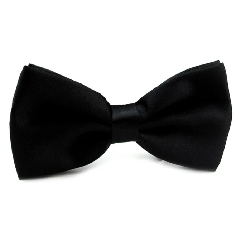 Korean Kids Bowtie For Boys Gril Baby Children Solid Color Bow Tie Reusable Business Fashion Bow Tie Accessories