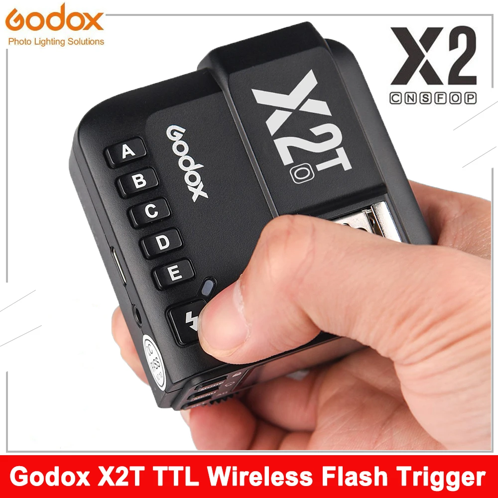 Godox X2T Draadloze Flash Trigger X2T C/N/S/F/O/P 2.4G Ttl hss Zender Voor Canon Nikon Sony Fuji Olympus Pentax
