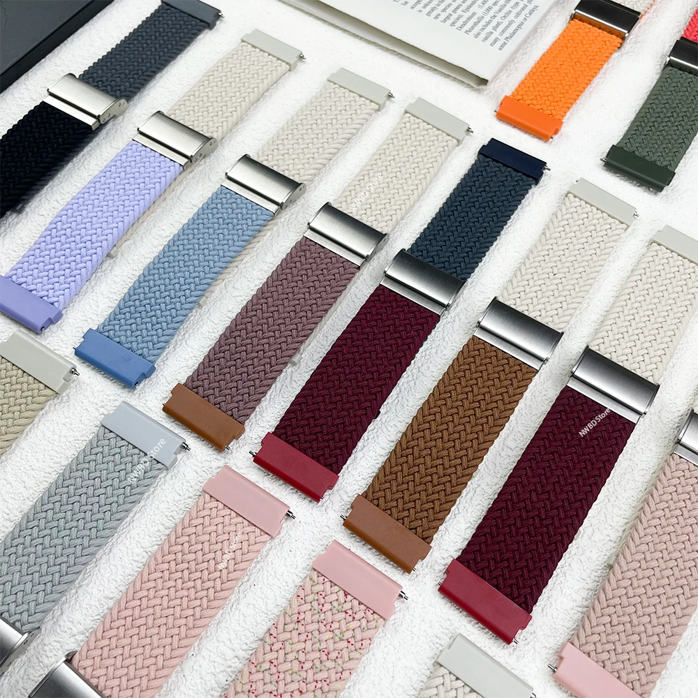 Correa de reloj para Samsung Galaxy Watch 4/5/classic/5 Pro, correa de nailon para Huawei Watch 4 GT 2 3 Pro, 46mm, 42mm, 20mm/22mm, pulsera