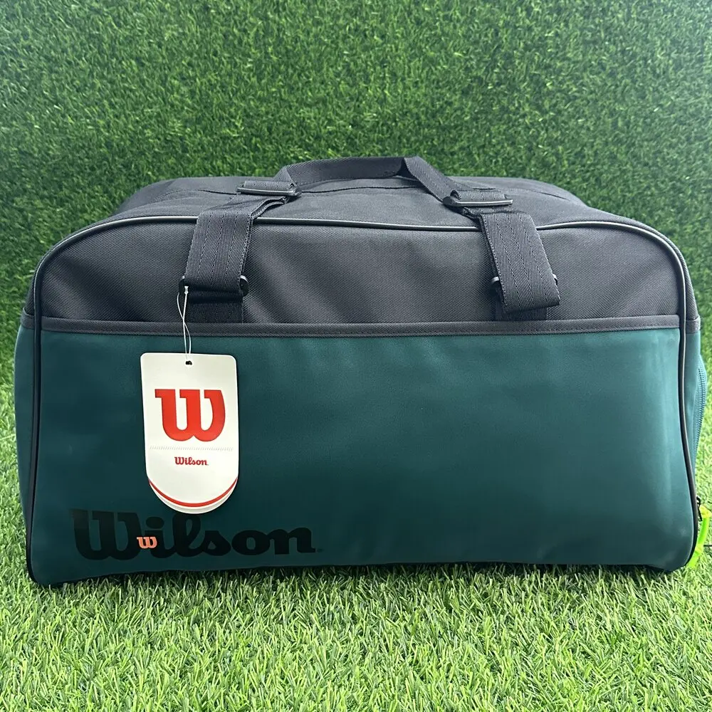 

Wilson Blade Super Tour v9 2024 Emerald Green Small Duffel Tennis Racket Bag Court Tournament Tennis Bag Max For 2 Pcs Racket