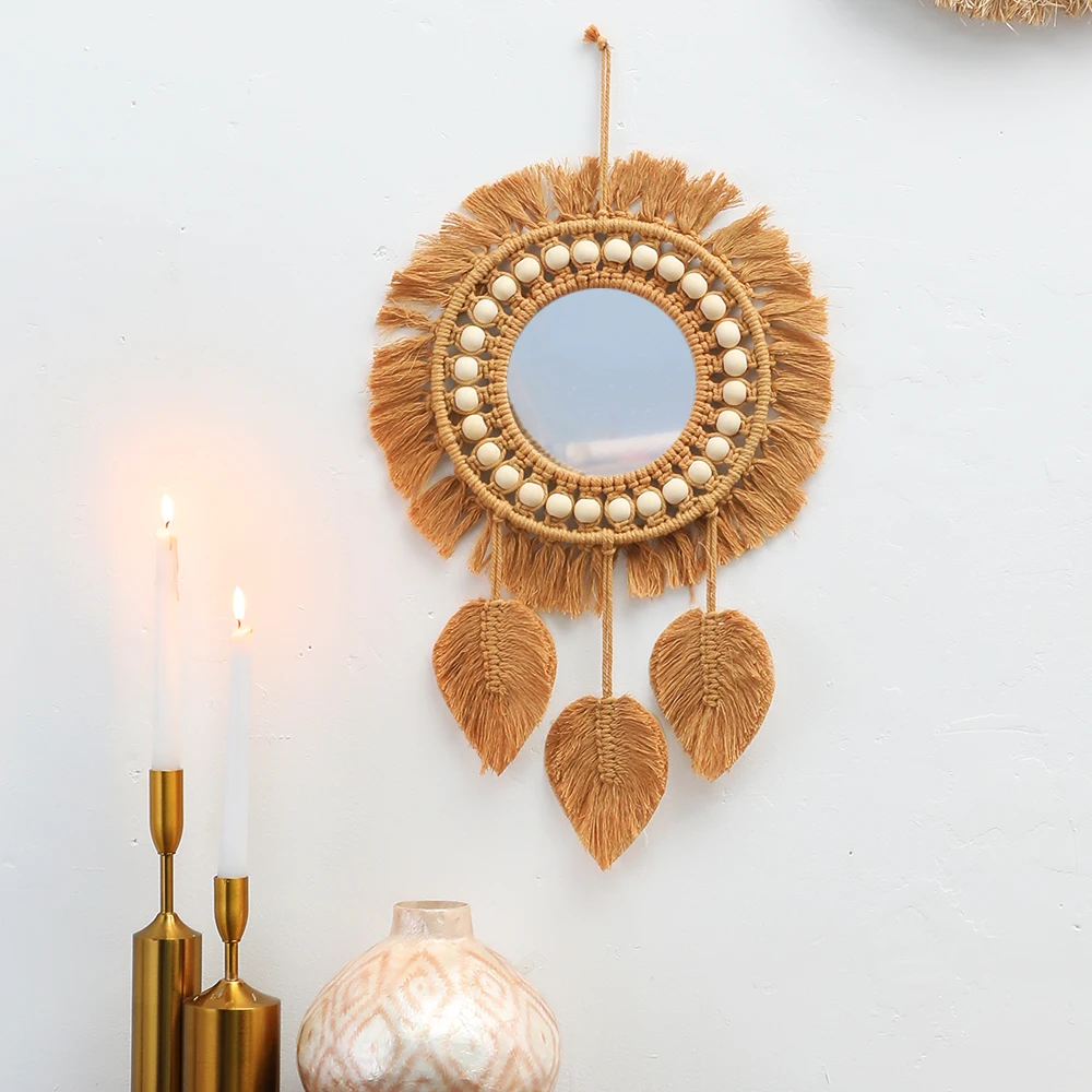 Round Wall Mirrors Room Decor - Rattan Mirror Round recension och pris