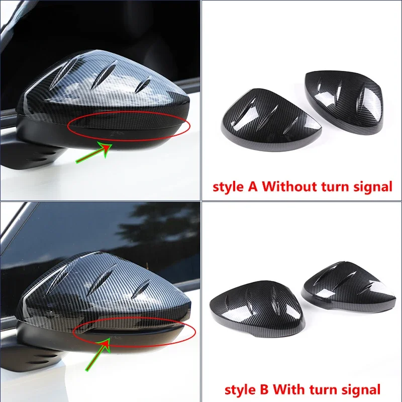 For Honda CIVIC 11th 2022-2024 ABS Black Car Rearview Mirror Cover Trim Sticker Car Accessories