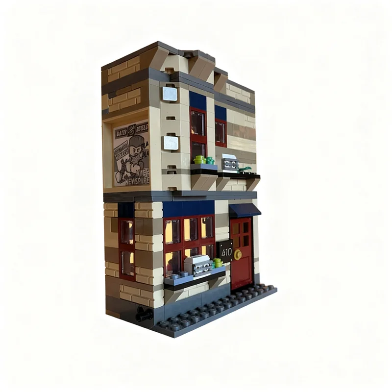 NEW 299PCS MOC Hero Movie Peter Parker S Apartment Mini Modular Model DIY Assembly Building Blocks Birthday Gift Display Home