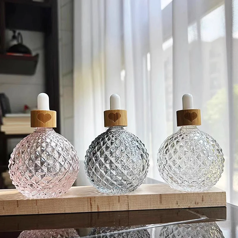 

1 Pcs Glass Frosted Roll On Bottle Essential Oil Roller Bottles With Stainless Steel Roller Balls & Dropper