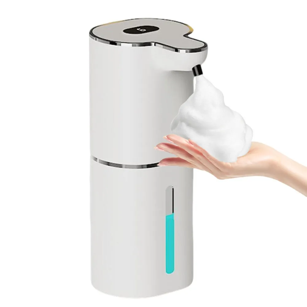 

Digital Display Automatic Soap Dispenser Touchless 380ML Foaming Soap Dispenser Wall Mounted 6 Level Adjustable