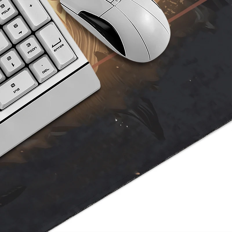 Ravens Golden Sun Mouse Pad Gaming printon demand Mousepad XXL Mouse Mat Office Natural Rubber Non-Slip Carpet Laptop Mouse Mats