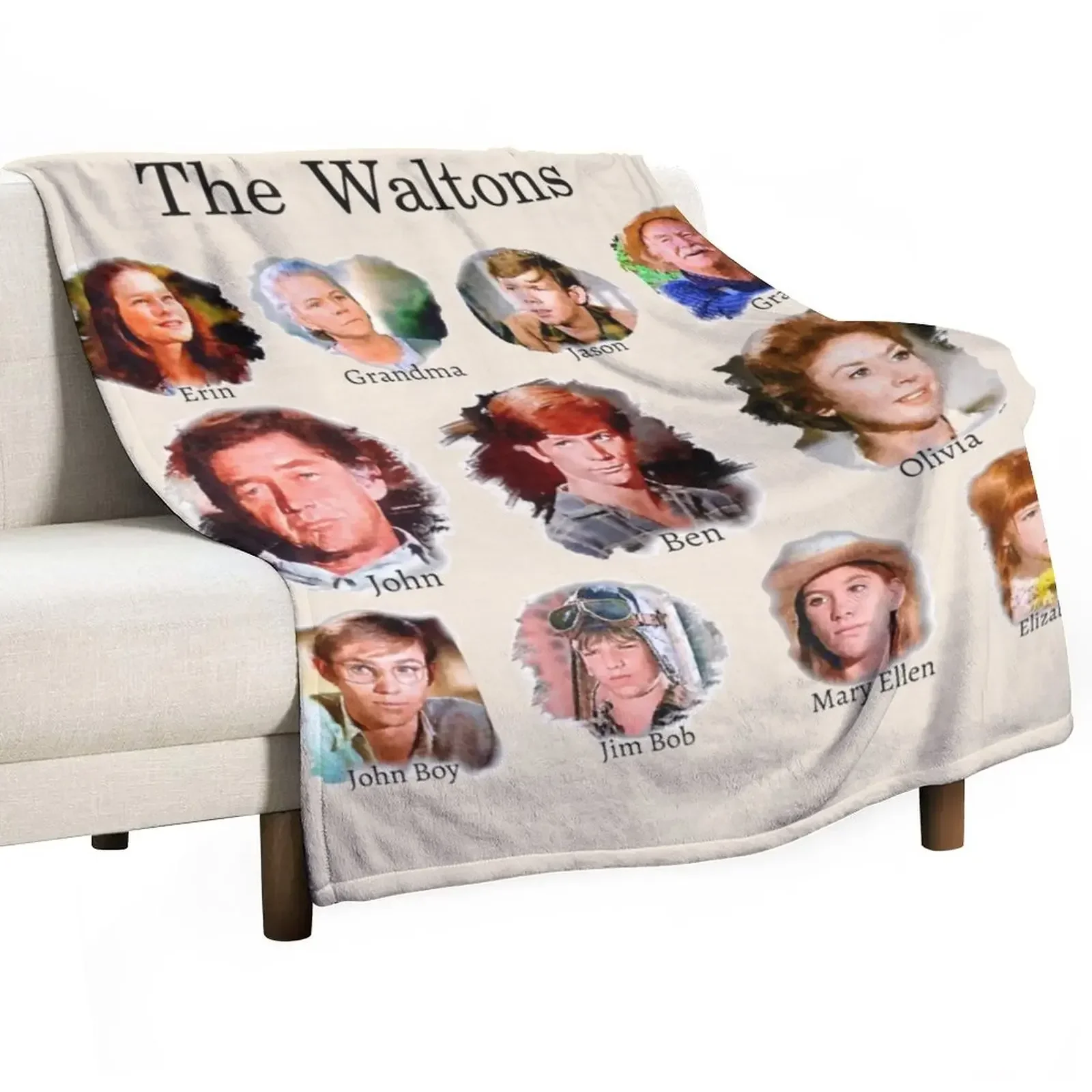 The Waltons Throw Blanket For Sofa Thin Thins Blankets