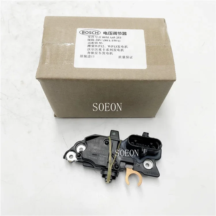 Bulldozer Excavator Construction Machinery Parts F00MA45253 Alternator Voltage Regulator F 00M A45 253