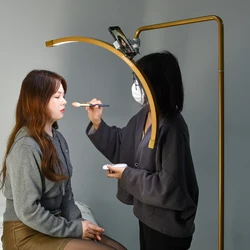 Fusitu Multifunctional Lash Light LED Video Ring Light Floor Stand Lamp For Professional Beauty Photograpy Live Streaming TiKTok