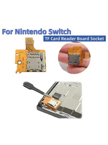 1/2/5/10pcs for Nintendo Switch Replacement Sd Card Reader Port