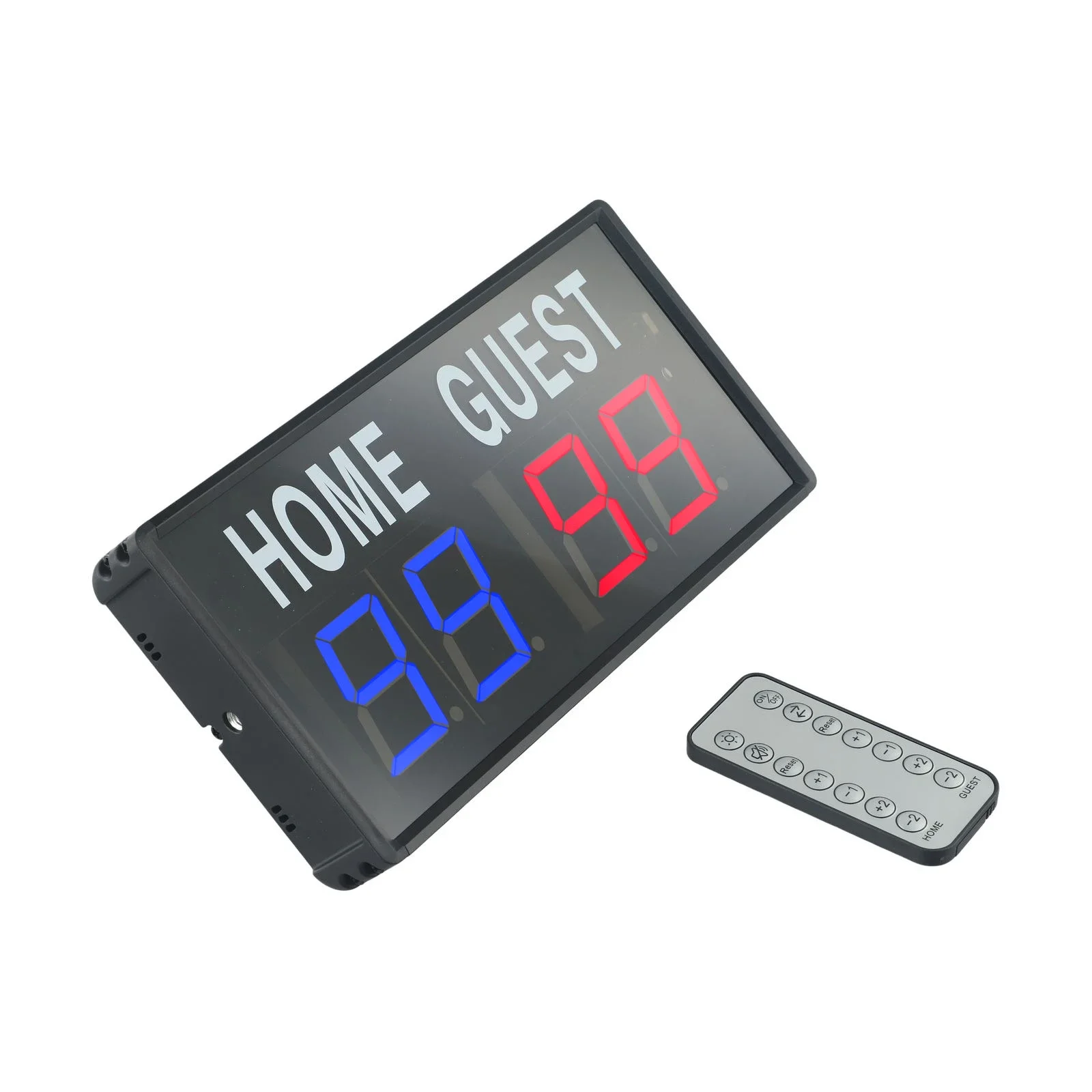 Remote Control Electronic Scoreboard Remote Control Digital Tabletop Scoreboard Games Activity 1.8” Built-in 150mAh Red Hot Sale