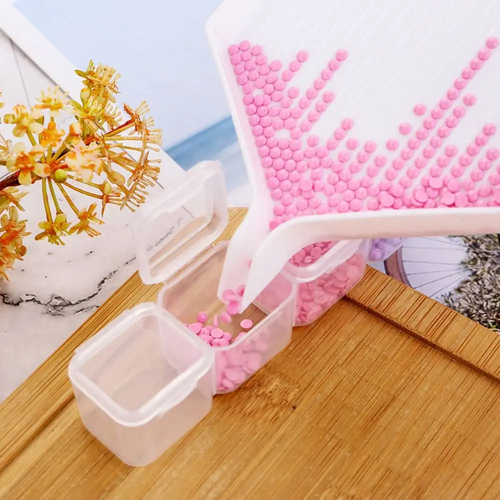 1 paio vassoio per pittura diamante di grande capacità piastra per trapano in plastica piastre per perline per Nail Art accessori per ricamo a punto croce