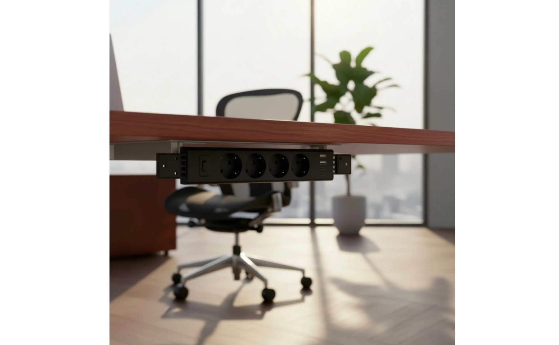 Under Desk Power Strip Space-Saving Power Strip with USB Ports Outlet Safe Ultra-Thin for Telecommuter Workers, Office Under Desk Power Strip Space-Saving Power Strip with USB Ports Outlet Safe Ultra-Thin for Telecommuter Workers, Office