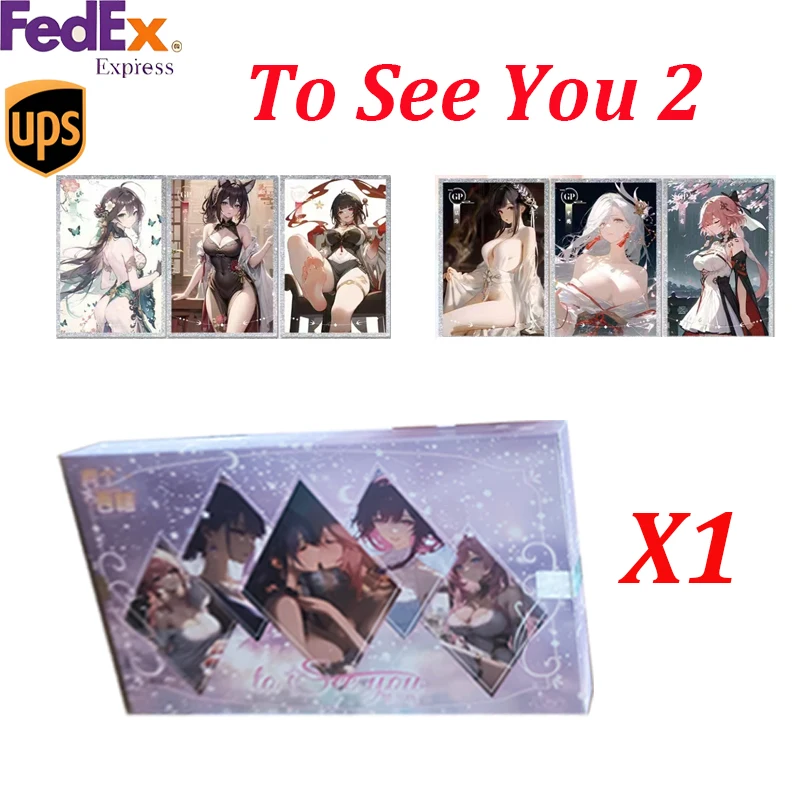 2024 New Goddess Story  To See You 2 Goddess Story Collection Card Waifu Booster Box Ccg Acg Doujin Toys And Hobby Gift