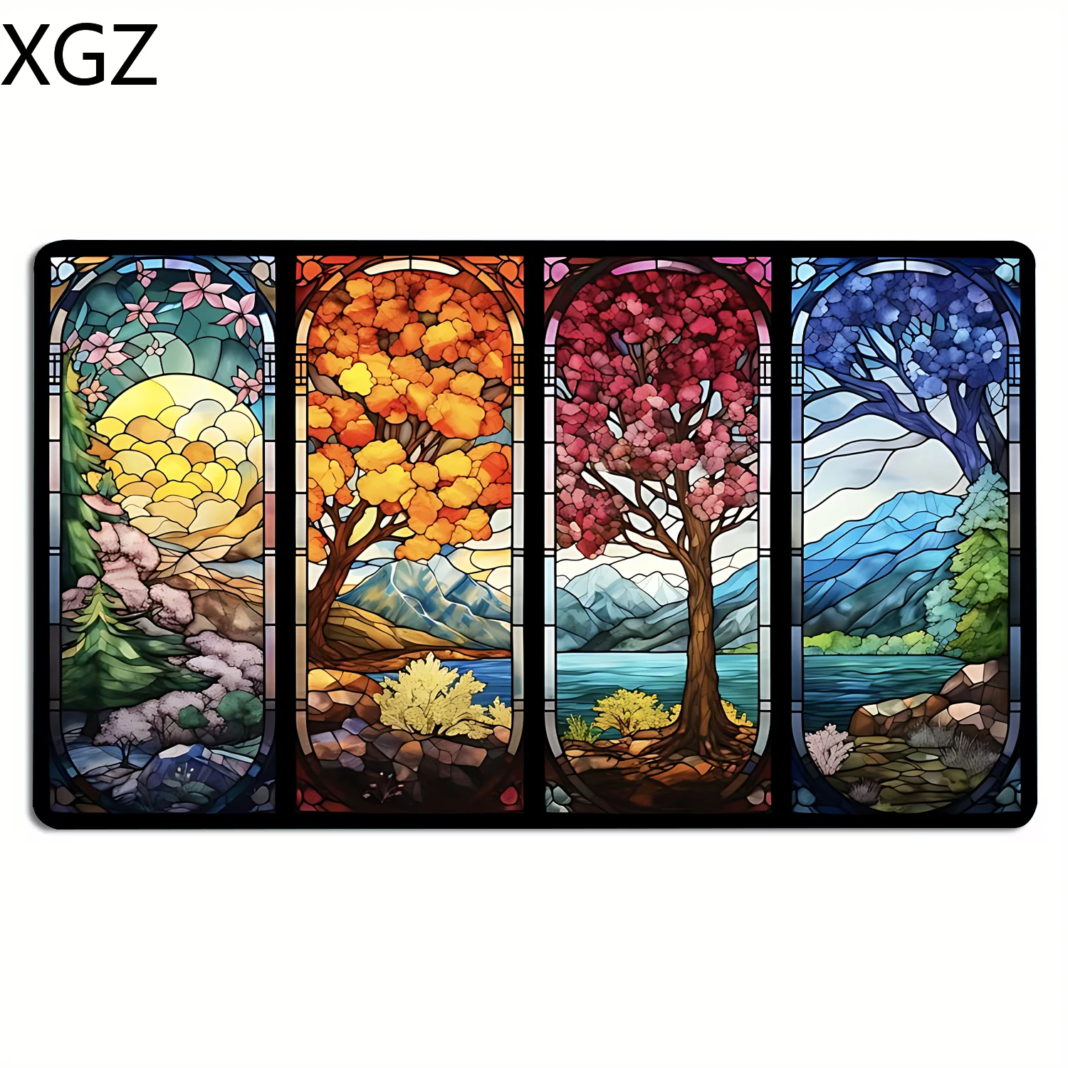 New Magic Party MTG Gaming Mouse Pad TCG CCG Trading Card Gaming Table Pad with Rule Area Anti slip and Washable