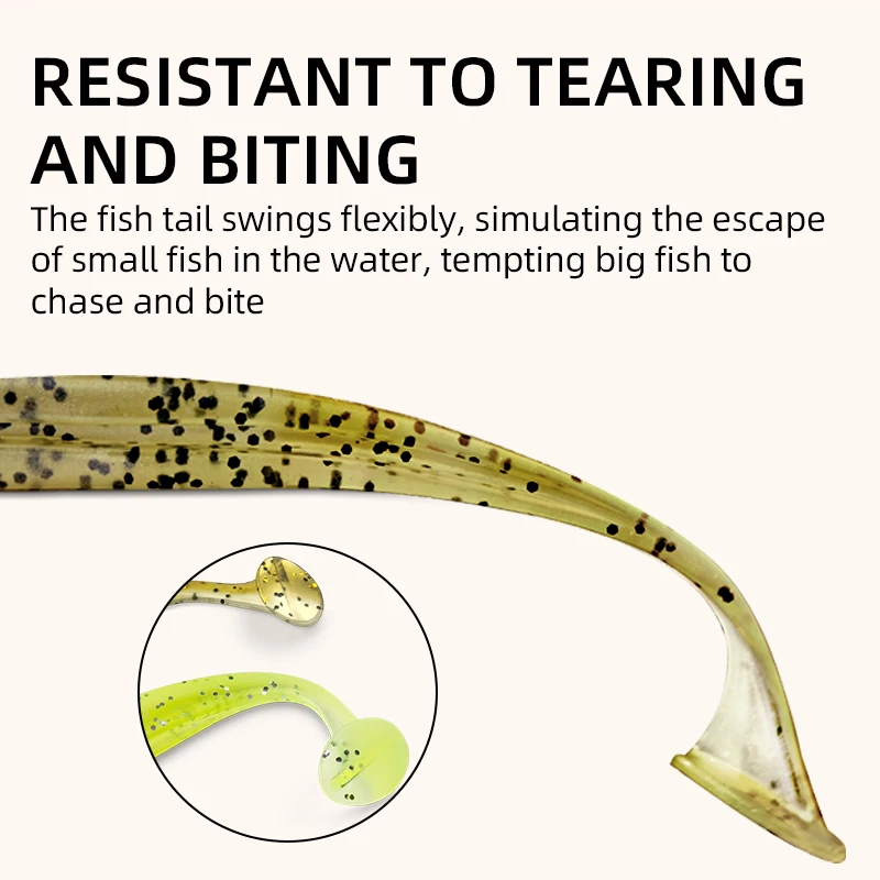 Meredith Easy Shiner vinilo para carpa y lubina – movimiento realista - imagen 4