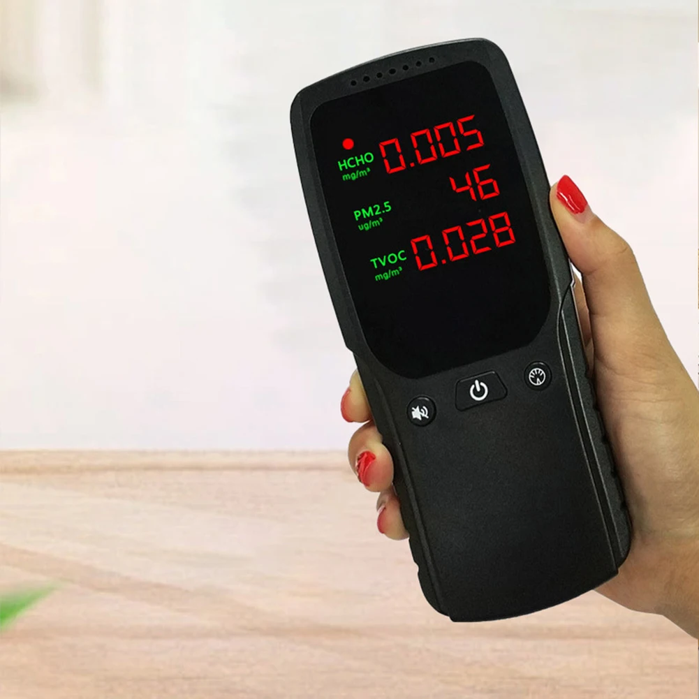 High-Precision Portable Air Quality Monitor, Formaldehyde Sensor Tester, PM2.5 Trackers, Haze And Dust Meter, Multi-Gas Detector - Image 6