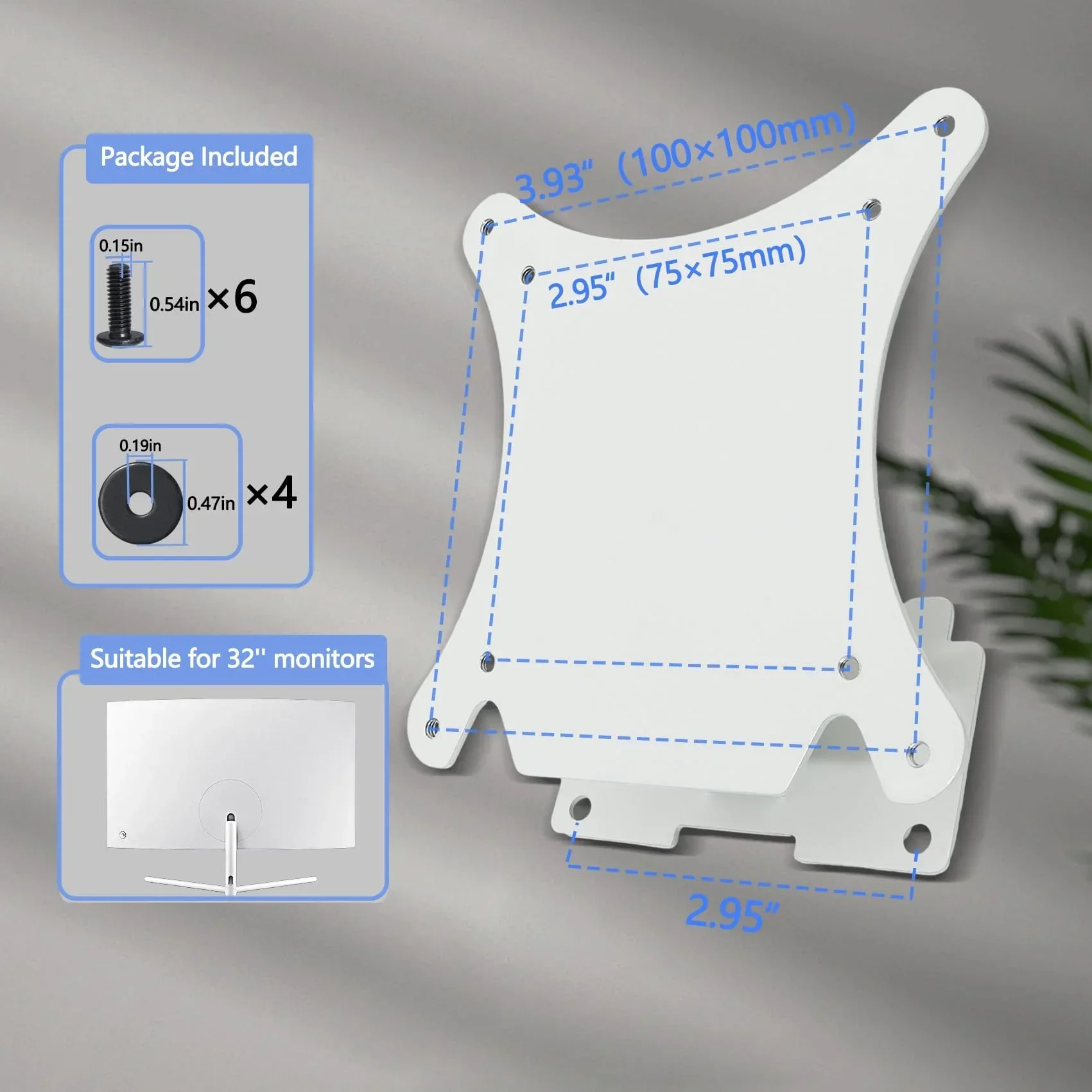 Brand NEW UR59C series Monitor Wall mounted adapter bracket for Samsung 32inch LU32R590CWNXZA LU32R591CWNXZA