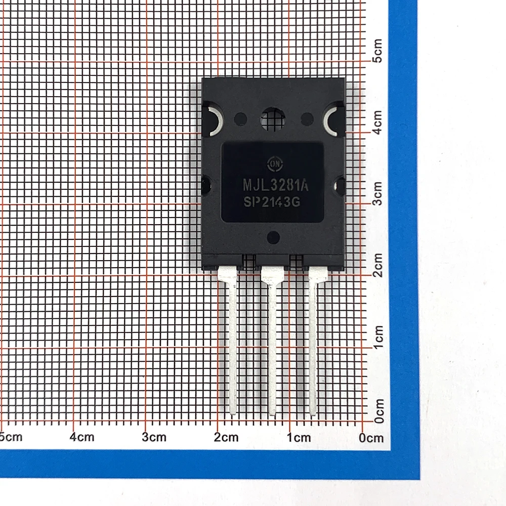 Imagem -05 - Original Mjl3281a Mais Mjl1302a To3pbl Alta Potência de Alta Freqüência Amplificador de Potência 260v 15a Transistor para Pós Saída Pcs Par Novo