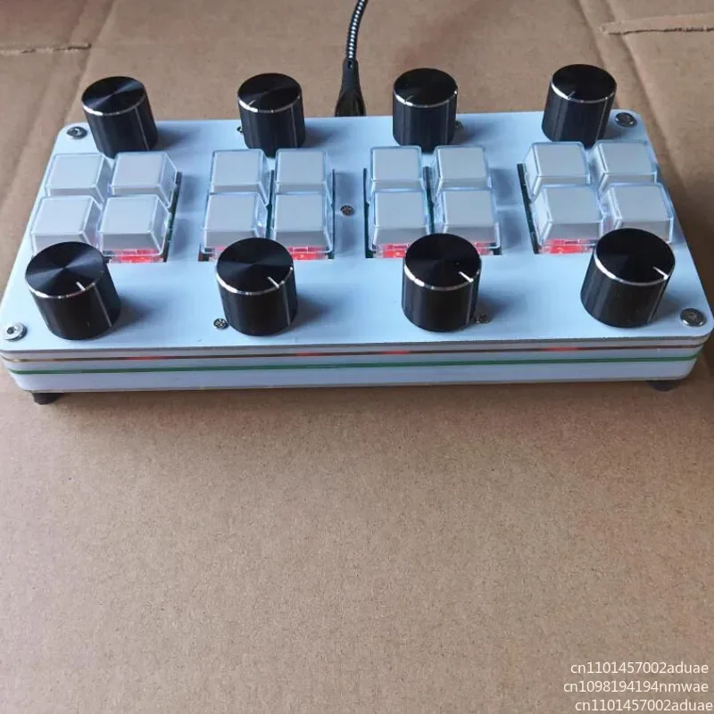 With 8 switches and 8 Damping knobs for DAW software - no driver required, USB-C MIDI CC controller