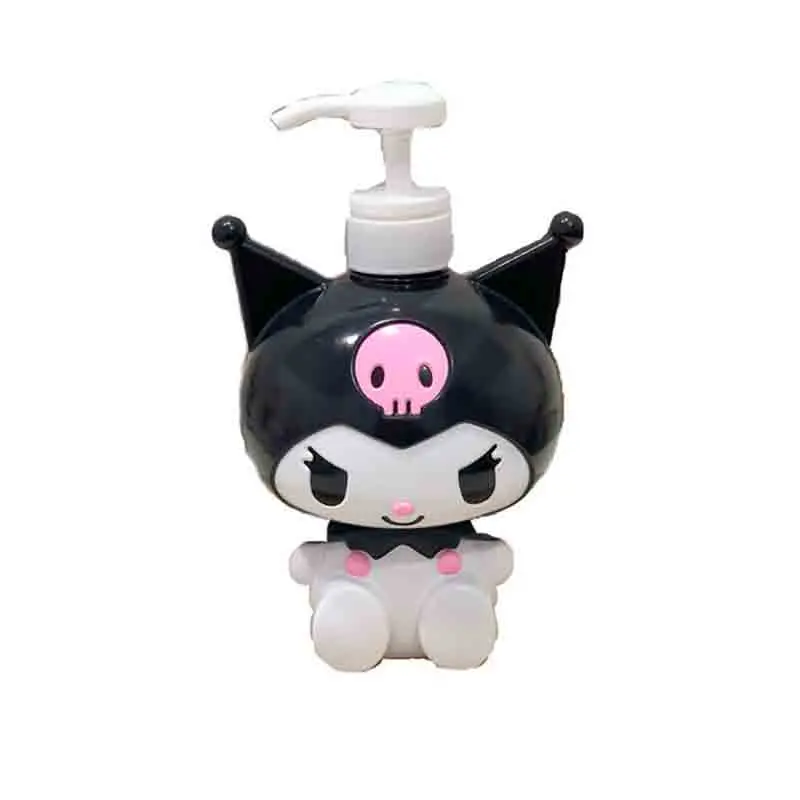 New Sanrio Separate Bottling Cartoon Cute Hello Kitty Melody Cinnamoroll Figure Press-type Large Capacity Shampoo Bath Bottles