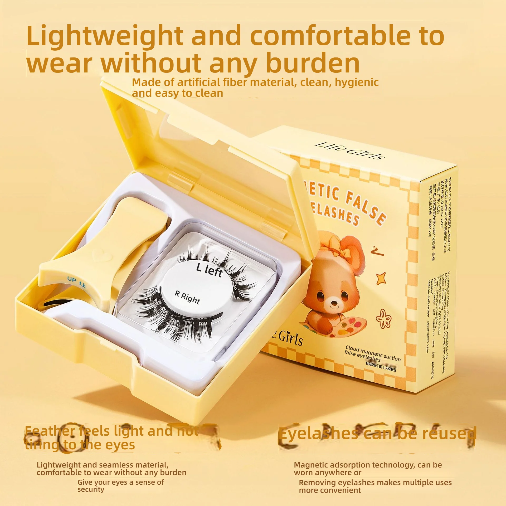 Pestañas magnéticas Wispy Whispy: comodidad ligera tipo nube, juego de pestañas postizas reutilizables con estilo coreano natural y drama