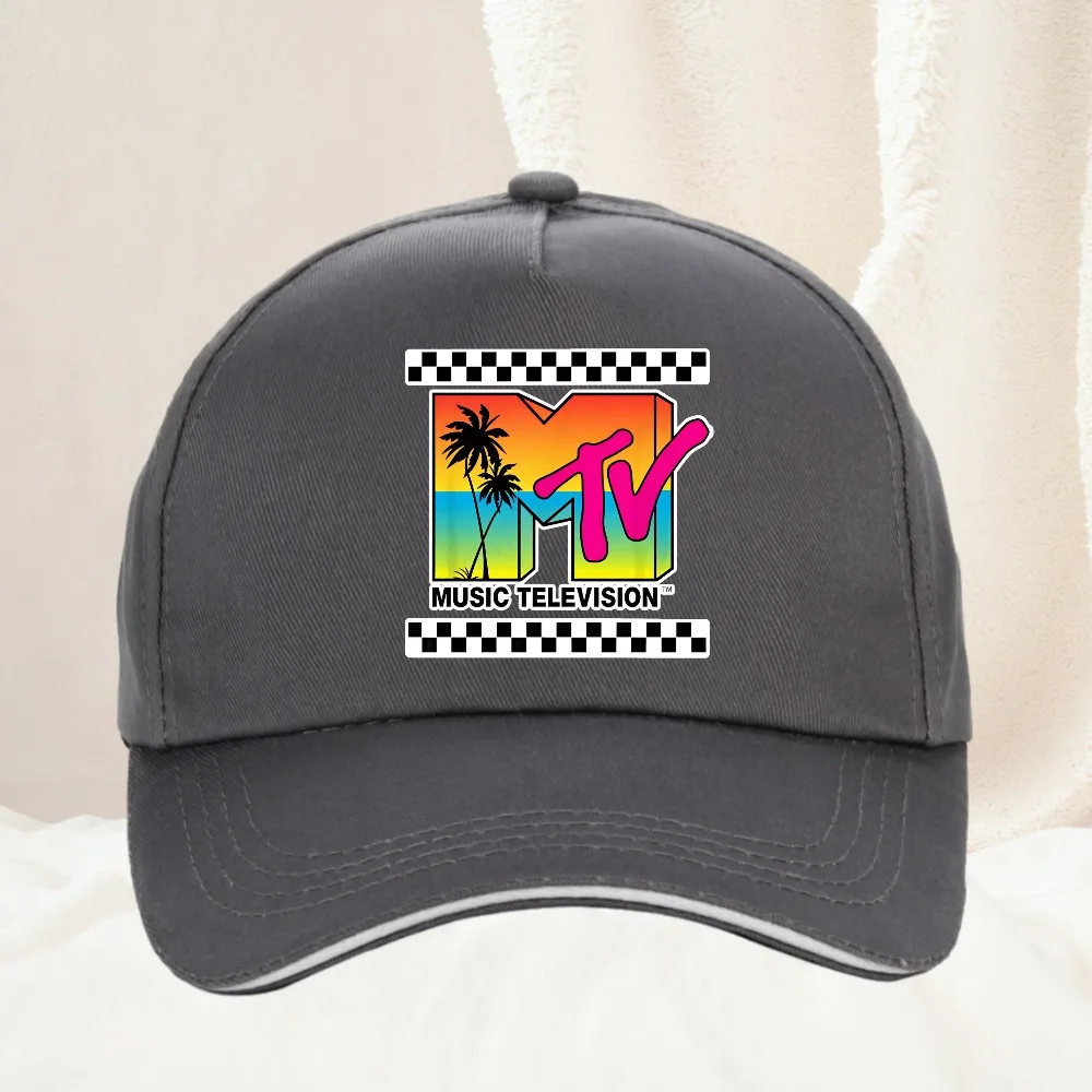 Mtv 80S Music Television – Mtv Baseballkappe, verstellbare Freizeithüte, Sonnenschutzhut für Herren und Damen, Golf-Snapback-Mütze – Detail 3